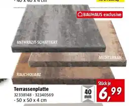 Bauhaus Terrassenplatte Angebot