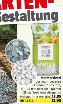 Bauhaus Marmorkiesel Angebot