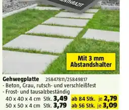 Bauhaus Gehwegplatte Angebot