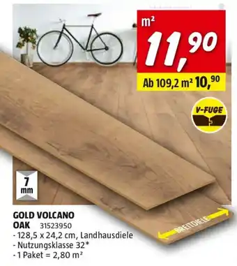 Bauhaus Gold volcano oak Angebot