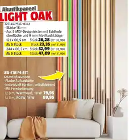 Bauhaus Akustikpaneel light oak Angebot