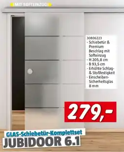 Bauhaus Glas schiebetür komplettset Angebot