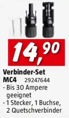 Bauhaus Verbinder-Set MC4 = Angebot