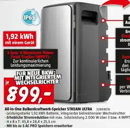 Bauhaus All in one balkonkraftwerk speicher stream ultra Angebot