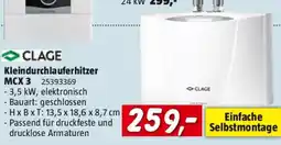 Bauhaus Kleindurchlauferhitzer mcx 3 Angebot
