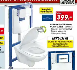 Bauhaus Villeroy & boch wand wc set o.novo Angebot