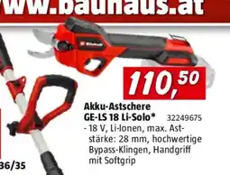 Bauhaus Akku astschere ge-ls 18 li-solo Angebot