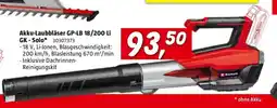 Bauhaus Akku laubbläser gp-lb 18/200 li gk-solo Angebot