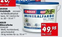 Bauhaus ADLER Mineralfarbe Angebot