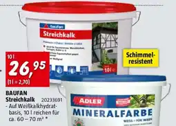 Bauhaus BAUFAN Streichkalk Angebot