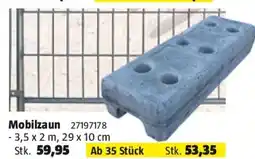 Bauhaus Mobilzaun Angebot