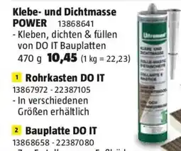 Bauhaus Klebe und dichtmasse power Angebot
