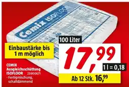 Bauhaus Cemix ausgleichsschüttung isofloor Angebot