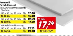 Bauhaus Fermacell Estrichelement Angebot