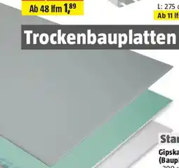 Bauhaus Gipskartonplatte Bauplatte Angebot