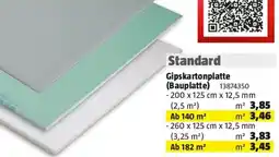 Bauhaus Standard Gipskartonplatte Angebot