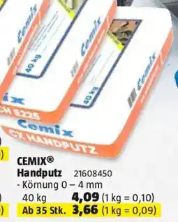 Bauhaus Cemix Handputz Angebot