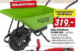 Bauhaus Akku-Schubkarre Angebot