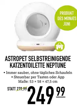 MegaZoo Astropet selbstreinigende katzentoilette neptune Angebot