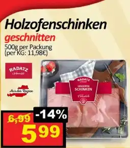 Wurstico Holzofenschinken Angebot