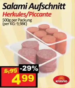 Wurstico Salami Aufschnitt Herkules/Piccante Angebot