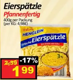 Wurstico Eierspätzle Pfannenfertig Angebot