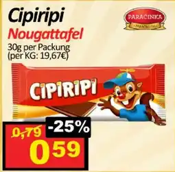 Wurstico Cipiripi Nougattafel Angebot