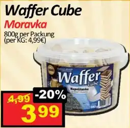 Wurstico Waffer Cube Moravka Angebot