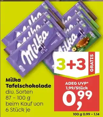 ADEG Milka Tafelschokolade Angebot