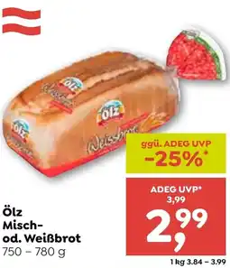 ADEG Ölz Misch- od. Weißbrot Angebot