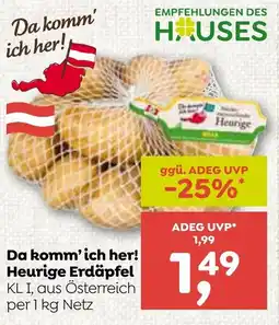 ADEG Da komm'ich her! Heurige Erdäpfel Angebot