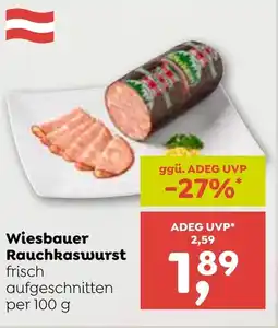ADEG Wiesbauer Rauchkaswurst Angebot
