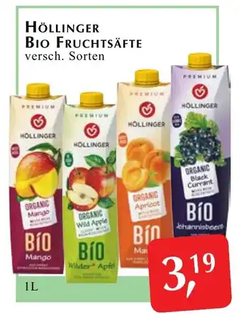 Winkler Markt Höllinger bio fruchtsäfte Angebot