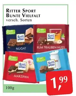 Winkler Markt Ritter sport bunte vielfalt versch. sorten Angebot
