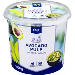 Metro Avocado Fruchtfleisch, Preisangabe ohne MwSt. (Preis inkl. MwSt. 7,91 €), METRO Angebot