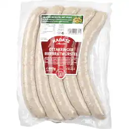 Metro Bierbratwürstel, Preisangabe ohne MwSt. (Preis inkl. MwSt. 8,35 €), METRO Angebot