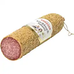 Metro Knoblauchsalami, Preisangabe ohne MwSt. (Preis inkl. MwSt. 17,59 €), METRO Angebot
