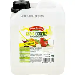 Metro Essig Essenz, Preisangabe ohne MwSt. (Preis inkl. MwSt. 4,72 €), METRO Angebot