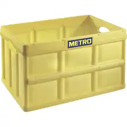 Metro Klappbox Metro 62 L, Preisangabe ohne MwSt. (Preis inkl. MwSt. 15,06 €), METRO Angebot