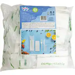 Metro Besteckset CPLA weiß, Preisangabe ohne MwSt. (Preis inkl. MwSt. 16,79 €), METRO Angebot