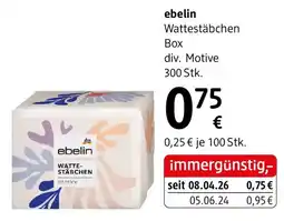 dm Wattestäbchen Box Angebot