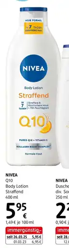 dm Q10 body lotion straffend Angebot