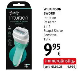 dm Intuition Rasierer 2in1 Soap & Shave Sensitive Angebot