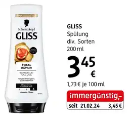 dm Gliss spülung Angebot