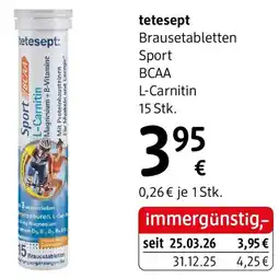 dm Brausetabletten sport bcaa l carnitin dm Angebot
