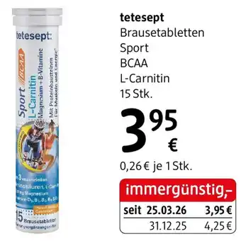 Brausetabletten sport bcaa l carnitin dm