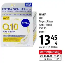 dm Q10 Tagespflege Anti Falten LSF30 Angebot