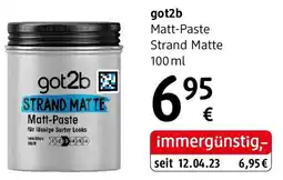 dm Matt Paste Strand Matte Angebot