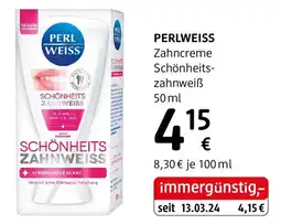 dm Zahncreme Schönheitszahnweiß Angebot