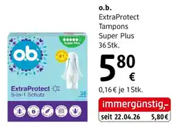 dm ExtraProtect Tampons Super Plus Angebot
